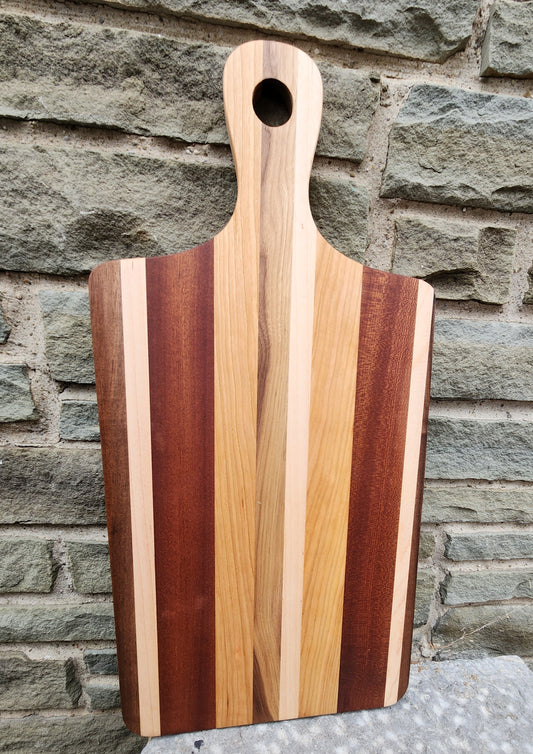 Charcuterie Serving Board - Walnut, Maple, Cherry, Mahogany